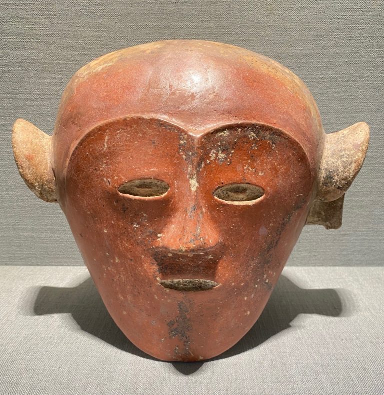 Unique Maitum Anthropomorphic Head Of Pottery Kensoon Asiatic Art